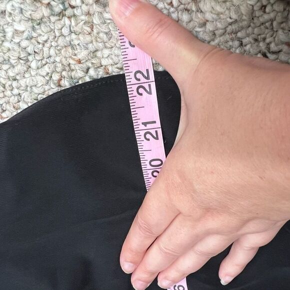 Alex Evenings Black‎ Diamond Rhinestone Trim Dress Sz 24W Women’s Formal Guest - Picture 5 of 10